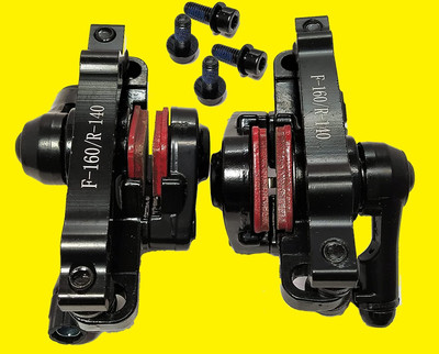 IndiaLot Bicycle Disc Brake Front/Rear Calipers Machine 140-160MM 2pcs 0006 Bicycle Brake Disk