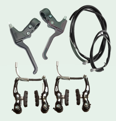 IndiaLot Bicycle Power Break Set (Caliper+Wire+Lever) 00004650 Bicycle Brake Disk
