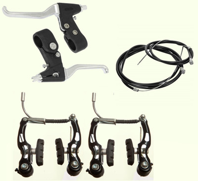 IndiaLot BICYCLE POWER V BREAK+LEVER+WIRE SET 0005 Bicycle Brake Disk