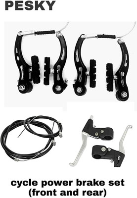 IRONCORE Bicycle Brake Silver Lever Clutch + Bicycle Power Punja + Bicycle Brake Wire Bicycle Brake Disk