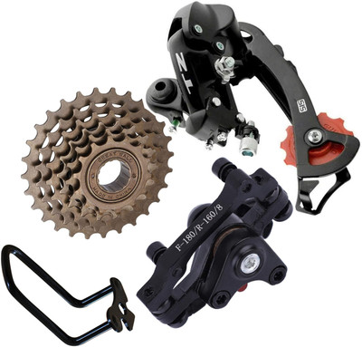 NSV 180 Disk Machine, Derailleur , Guard With 6 Speed Freewheel Pack Of One Bicycle Brake Disk