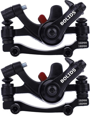 Leosportz (2 PAIR )Bicycle Strongest F160/R140 Rear Mechanical CALLIPER for Cycle Bicycle Brake Disk