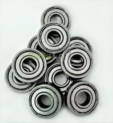 IndiaLot Bearing Steel Ball 608ZZ_3 Radial Bearing 10 Pieces 8 x 22 x 7 mm Bicycle Brake Disk