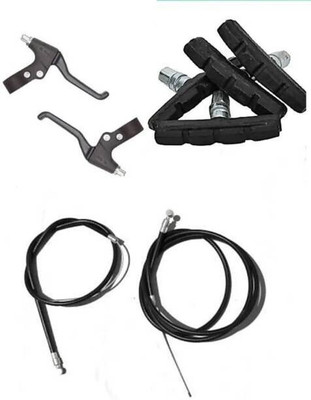 Yougem RANGER CYCLE POWER BRAKE LEVER & SHOE WITH WIRE COMBO SET Bicycle Brake Disk