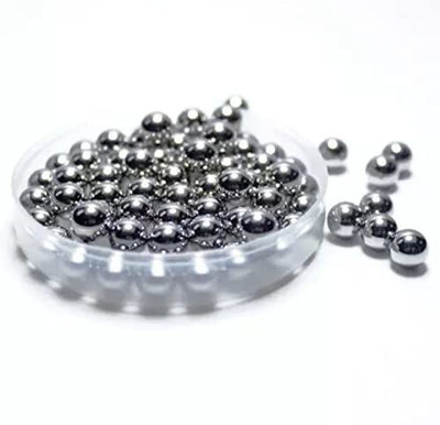 IndiaLot 100 Pieces of 6.35mm Silver Bearing Ball - Use is Cycle Ball Bearing Bicycle Brake Disk
