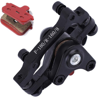 NSV Bicycle Rear Disc Brake Mechanical Caliper With Extra Disk Brake Pad Bicycle Brake Disk