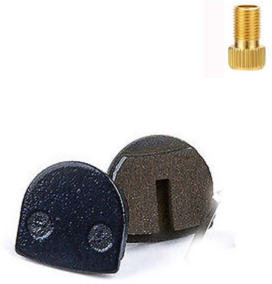 2fortheroad 50027(+A) Cycle Brake Pad Disc 1Pair +1pc Adaptor Size: 24.5x23.7x4.0mm Bicycle Brake Disk