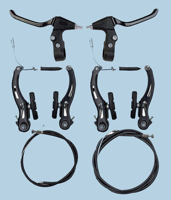 IndiaLot Cycle power brake+Lever+Wire Set 000001 Bicycle Brake Disk