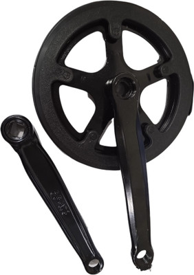 Protos India.Net Cotterless crankset for single, 7 gears, 21 gears with 40T Full Length Bicycle Brake Disk