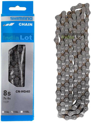 IndiaLot CYLE CHAIN FOR 116 LINKS GEAR 6,7 ,18 & 21 MULTISPEED GEAR CYCLE Bicycle Brake Disk(6 mm)
