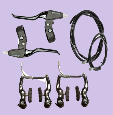 IndiaLot Bicycle V/Power Brake Set Caliper Wire Lever 00006607 Bicycle Brake Disk