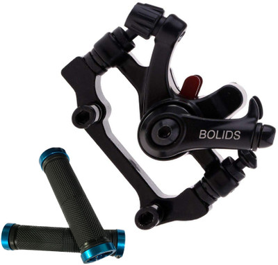 NSV cycle handle Grip with Bicycle Front Mechanical Calipers F160/R140 Disc Brake Bicycle Brake Disk(160 mm)