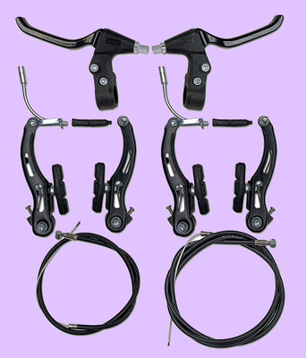 IndiaLot Cycle power brake+Lever+Wire Set 00005 Bicycle Brake Disk