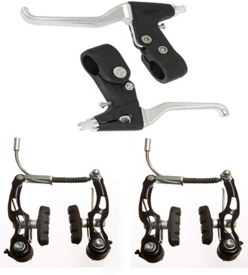 IndiaLot Bicycle v Break Set Rear and Front with Lever Bicycle Brake Disk(22 mm)