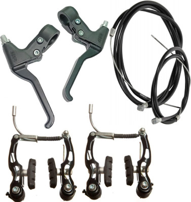 IndiaLot BICYCLE POWER V BREAK+LEVER+WIRE SET 0011 Bicycle Brake Disk