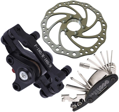 NSV Bicycle 180/160 Rear Disk Machine Plate and Disk Machine With Cycle Tools Kit Bicycle Brake Disk