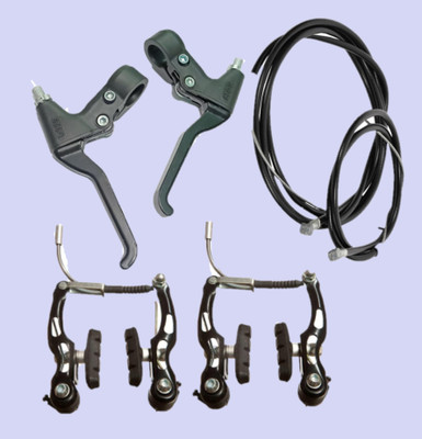 IndiaLot Bicycle Power Break Set (Caliper+Wire+Lever) 00004648 Bicycle Brake Disk
