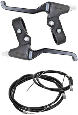 IndiaLot Bicycle Brake Lever Alloy Clutch and Cycle Break Wires Inner/Outer Set Bicycle Brake Disk(10 mm)