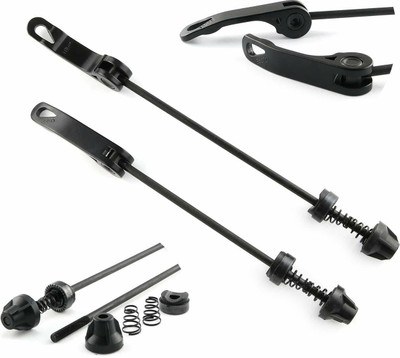 IndiaLot Cycle MTB Wheel Hub Front Rear Skewers Quick Release Skewer Clip Bolt Lever Axle Bicycle Brake Disk