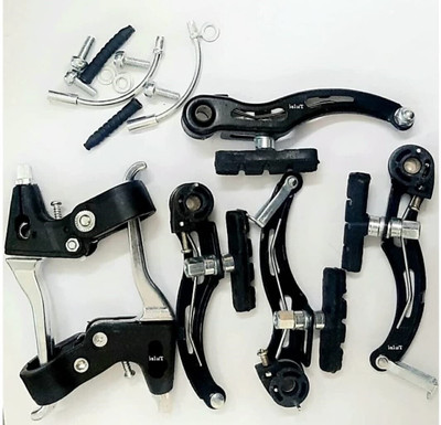 IndiaLot Bicycle Break Lever And Power Break Caliper Set Front And Back Set Bicycle Brake Disk
