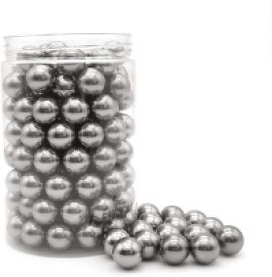 IndiaLot 100 Pieces of 10mm Silver Solid Bearing Ball Bicycle Brake Disk