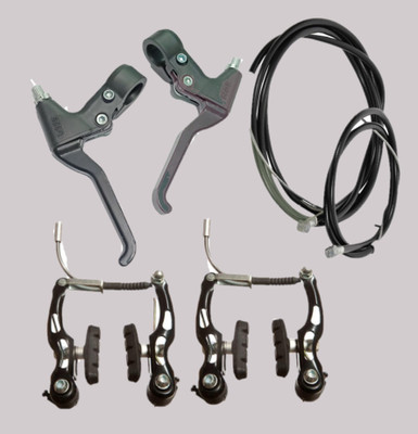 IndiaLot Bicycle Power Break Set (Caliper+Wire+Lever) 00004653 Bicycle Brake Disk