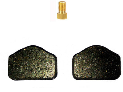 2fortheroad 50028(+A) Cycle Brake Pad Disc 1 Pair Size: 28.20x20.40x4.0mm + 1pc Adaptor Bicycle Brake Disk