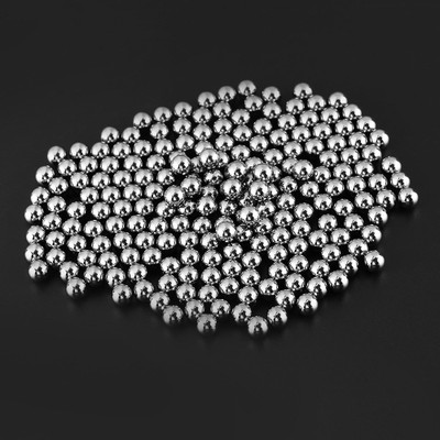 HOUSE OF COMMON Steel Bearing Ball, No Holes, Silver Full Solid Iron Ball (10 MM, 100 PC) | Bicycle Brake Disk(10 mm)