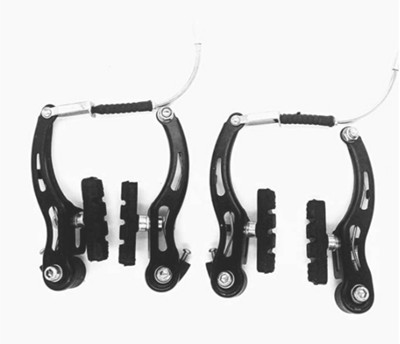 Hitman Bicycle Cycling V Brake Set Alloy Front Rear Brake Bicycle Parts Black Bicycle Brake Disk