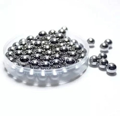 HOUSE OF COMMON 100 Pieces of 6.35mm Silver Bearing Ball - Use is Cycle Ball Bearing | Bicycle Brake Disk