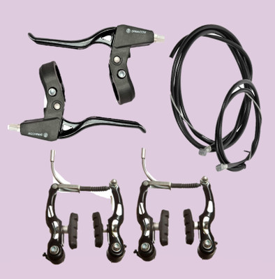 IndiaLot Bicycle V/Power Brake Set Caliper Wire Lever 00006608 Bicycle Brake Disk