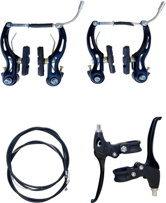 TWAINSKI Cycle Power Brake Calipers Set with Clutch Levers & Wires (1 Pair Each) Bicycle Brake Disk