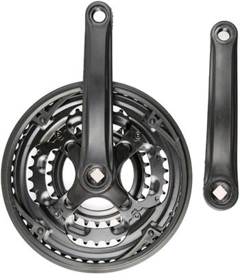 NSV Cycle New Durable Design Bicycle 42T 3 Speed Cotterless Chain wheel Crankset Bicycle Brake Disk