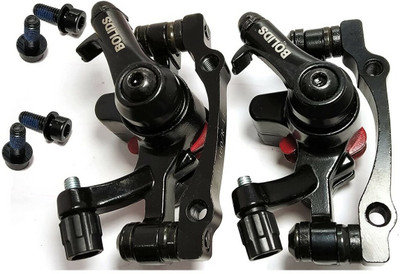 IndiaLot Bicycle Mechanical Disc Brake Cycling Front/Rear Calipers 140-160MM 2 Pieces Bicycle Brake Disk(140 mm)