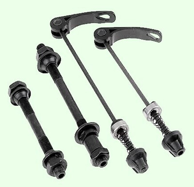 IndiaLot Bicycle Cycle Hub Skewers Quick Release with Hollow Axle Set 0005 Bicycle Brake Disk