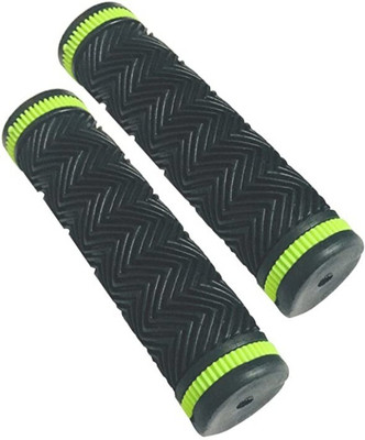 Venues Bicycle Handlebar Grip Set Soft Rubber Non Toxic Anti-Slip Bicycle Handle Grip(12.5 cm)