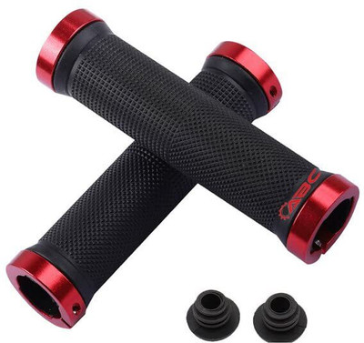 NSV Handle Grips Rubber Mountain Bicycle Handlebar Nonslip for Foldable Bicycle Bicycle Handle Grip(12 cm)