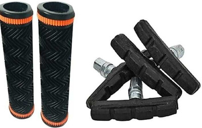 PICA BICYCLE HANDLE GRIP+ BREAK SHOE COMBO SET Bicycle Handle Grip(12 mm)