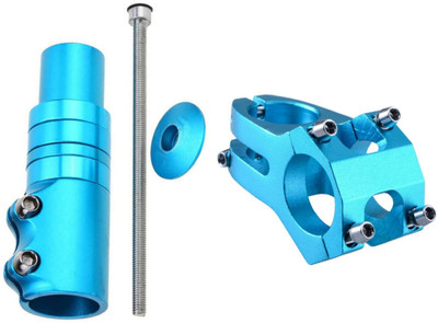 Xezon Bicycle Handlebar Stem Set MTB 31.8MM Aluminum Cycle Handlebar Durable Bicycle Handle Grip(8.9 cm)