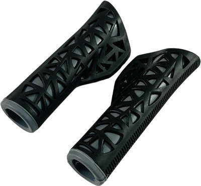 impetus Cycle Handle Grip Set Soft Rubber Dual Color for 24-29 Inch Bicycle Handle Grip(13 cm)