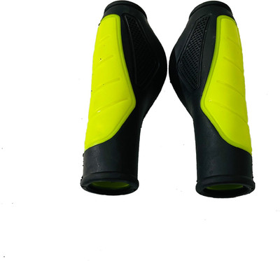 impetus Handle Grip Cycle Set Dual Color Soft Rubber Non Toxic MTB City Bikes Bicycle Handle Grip(13 cm)