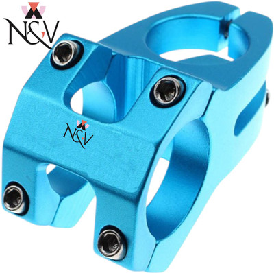 NSV Cycle Handle Stem Universal Short Handlebar Stem Aluminum Alloy Riser Mountain Bicycle Handle Grip(8.9 cm)