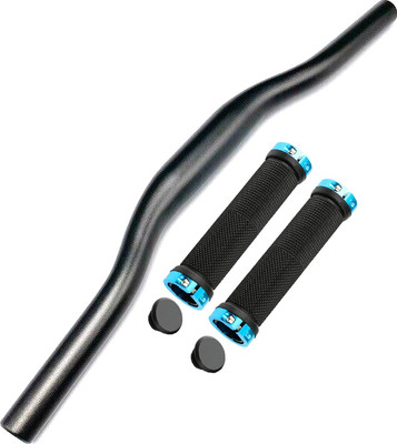 NSV Cycle Handlebar Metal Rod light Weight Bicycle Handlebar With Metal Ring Grip Bicycle Handle Grip(640 mm)