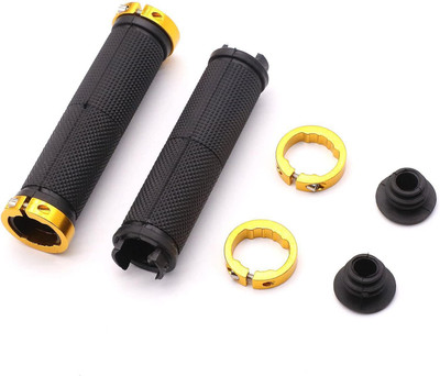 NSV Cycling Grips MTB Mountain Cycle Handlebar Lock-on Rubber Grip Cover Bicycle Bicycle Handle Grip(12 cm)