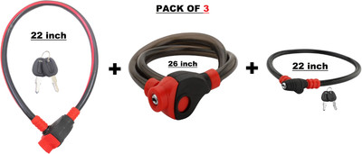 Universe Unique Locks Pack of 3 Cycle Lock