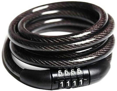 Wifton 4 Digital Code Password Combination Lock Cable Cycle Lock