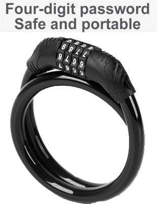 LOSA 4 Digital Adjustable Helmet Bicycle Bike Holder Cycle Lock