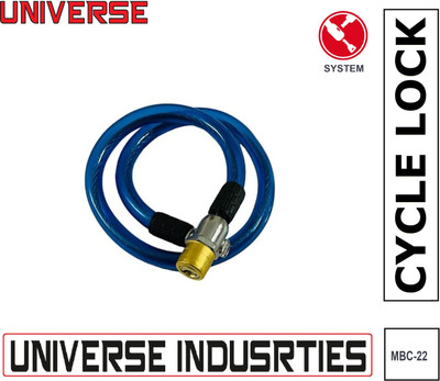 Cyclic Superb Brass Cap Lock Bicycle, Helmet, Multi-Purpose Cable Lock With 2 Keys Cycle Lock