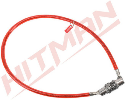 Hitman Top HELMET LOCK WHEEL Lock Number Cable Cycle Lock