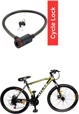 E-Shoppe Cycle Multipurpose Cable Lock For Wonder Dshox 20T Multispe Cycle Lock